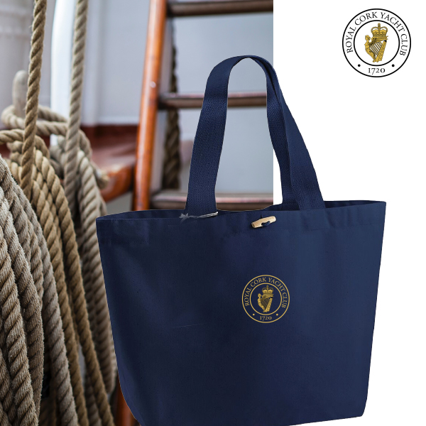 RCYC Canvas Deck Tote Bag - Navy - Official club Product.
