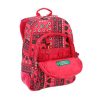 RED TOTTO CRAYOLA BACKPACK WITH COLOURFUL PRINTS