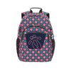 TOTTO ACUARELES DARK BLUE BAG WITH COLOURFUL PRINTS
