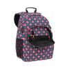 TOTTO ACUARELES DARK BLUE BAG WITH COLOURFUL PRINTS
