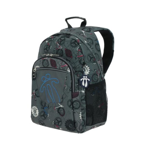 TOTTO ACUARELES GREY BACKPACK