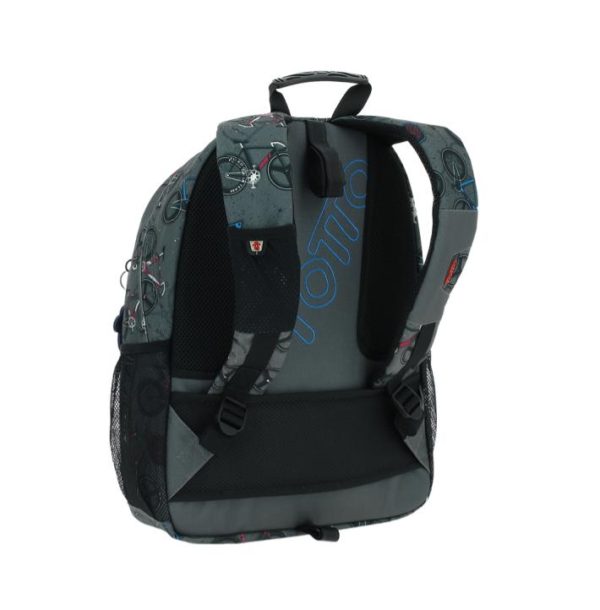 TOTTO ACUARELES GREY BACKPACK