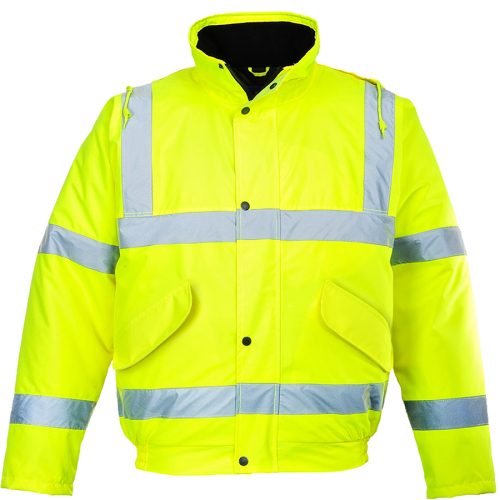4ORM Portwest Hi-Vis Padded Jacket - Yellow, Workwear - Trade, Workwear