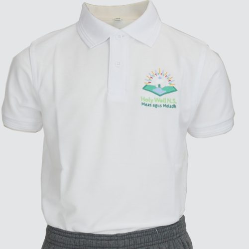 Holy Well NS Polo Shirt - embroidered, Shop SCHOOLS & CLUBS, National Schools, Holy Well NS - Carrigaline