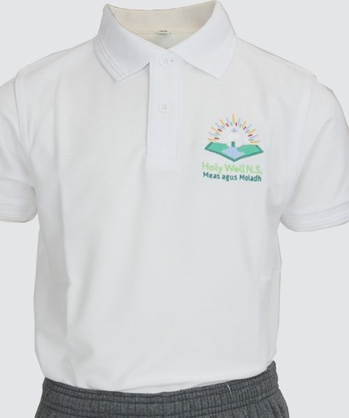 Holy Well NS Polo Shirt - embroidered, Shop SCHOOLS & CLUBS, National Schools, Holy Well NS - Carrigaline