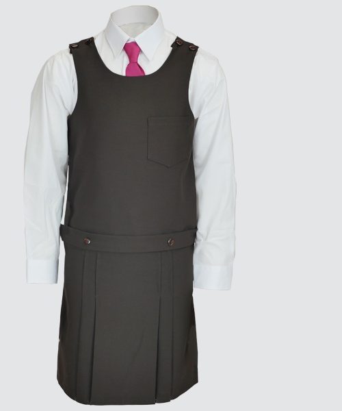 Pinafore - Hunter - Brown, Shop SCHOOLS & CLUBS, National Schools, Pinafore, Scoil Bhride GNS - Crosshaven