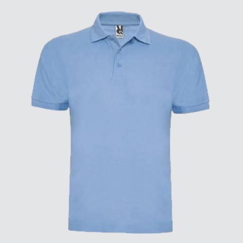 School Polo Shirt - Sky, Shop SCHOOLS & CLUBS, National Schools, Minane Bridge NS