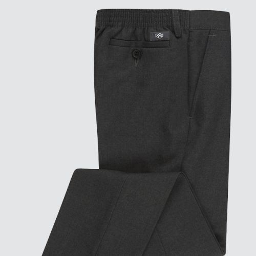 School Trouser (kids) - Hunter - Grey, Rockboro, Holy Well NS - Carrigaline, Schoolwear, National Schools