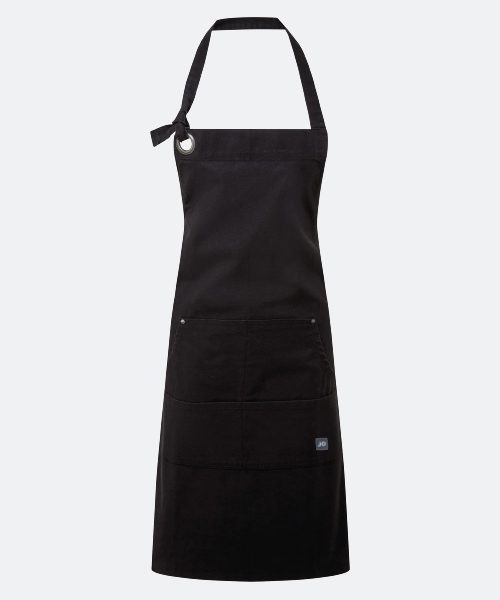 Average Jo Canvas Bib Apron - Black, Average Jo, Aprons