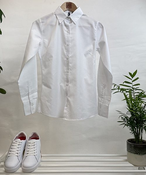 Average Jo Ladies Oxford Tailored Shirt, Average Jo, Tops