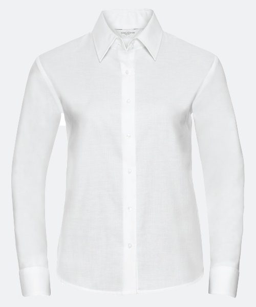 Average Jo Ladies Oxford Tailored Shirt, Average Jo, Tops