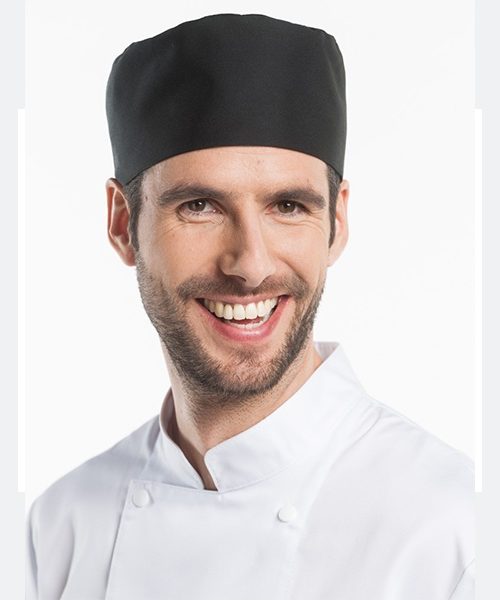 Chef Cap Bandi Black, Workwear, Chaud Devant - Chef