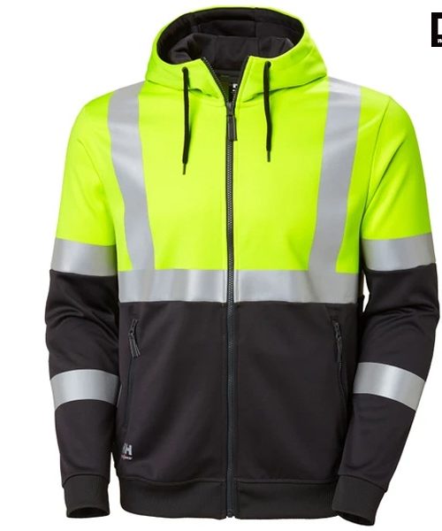 ADDVIS Zip Hoodie Class 1, Workwear, Helly Hansen Workwear, Hoodies, Hi-Vis, ADDVIS Range