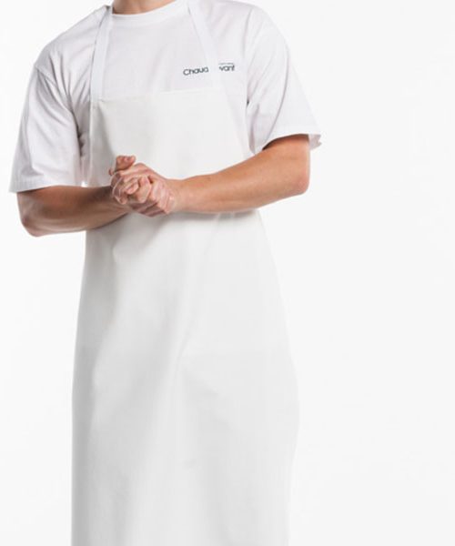 Chaud Devant - Bib Apron Waterproof White, Workwear, Chaud Devant - Chef, Aprons, Bib Aprons, Waterproof Aprons