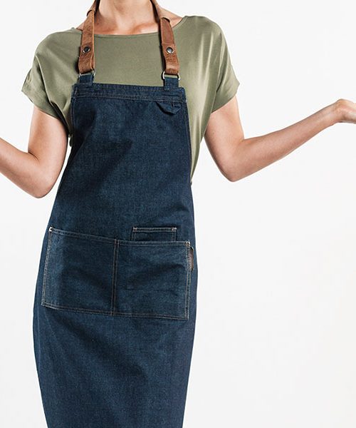 Chaud Devant - Bib Apron Forene, Aprons, Bib Aprons, Denim Aprons, Contempory Aprons, Workwear, Aprons - Chaud Devant