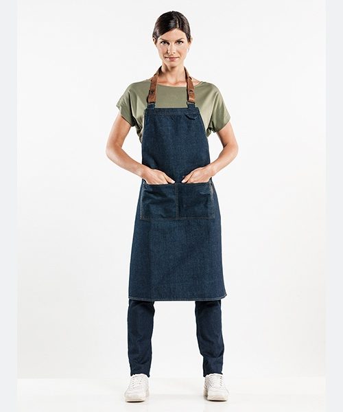 Chaud Devant - Bib Apron Forene, Aprons, Bib Aprons, Denim Aprons, Contempory Aprons, Workwear, Aprons - Chaud Devant