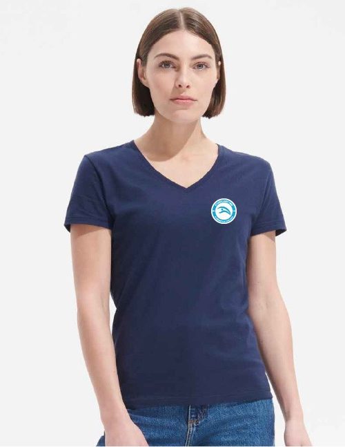 Ladies Cotton V Neck T-Shirt, Fountainstown Community Sports Club