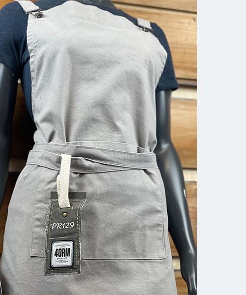 PREMIER CROSS BACK BARISTA BIB, BaxterStoreyBrook, Aprons, Bib Aprons, Canvas Aprons, Contemporary Aprons, Aprons, Front of House