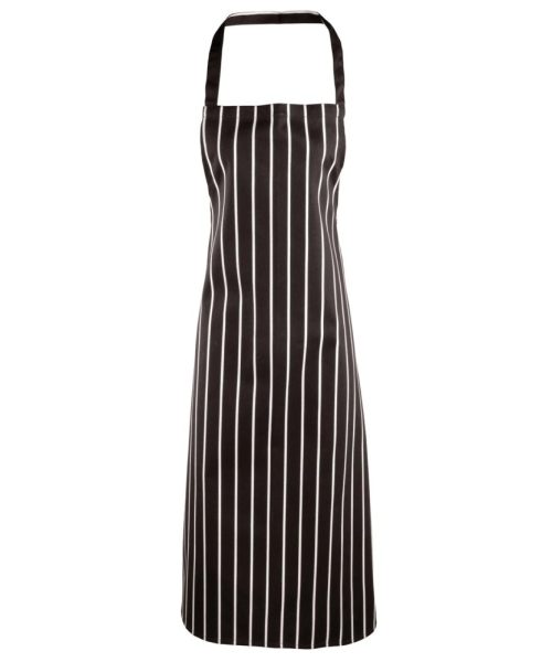 Premier Stripe Bib Apron, BaxterStoreyBrook, Chefwear, Aprons