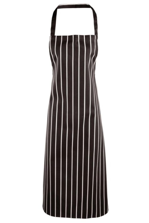 Premier Stripe Bib Apron, BaxterStoreyBrook, Chefwear, Aprons