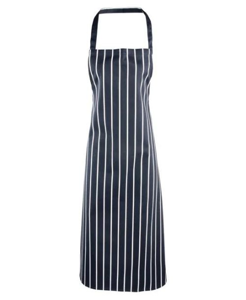 Premier Stripe Bib Apron, BaxterStoreyBrook, Chefwear, Aprons