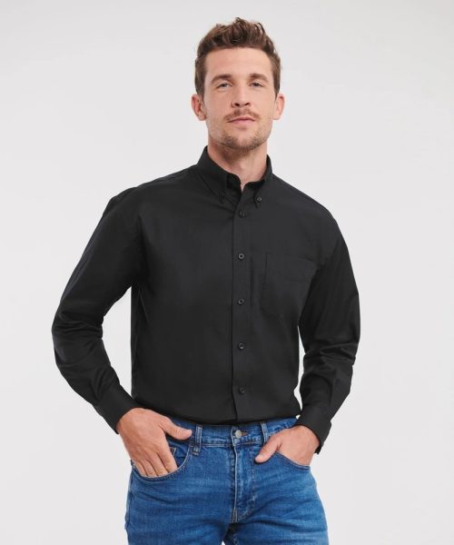 Russell Easycare Oxford Shirt, BaxterStoreyBrook, Front of House