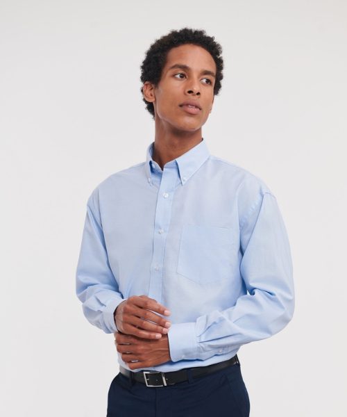 Russell Easycare Oxford Shirt, BaxterStoreyBrook, Front of House