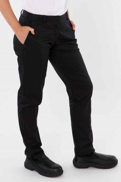 Ladies Slim Fit Stretch Trouse, BaxterStoreyBrook, Chefwear