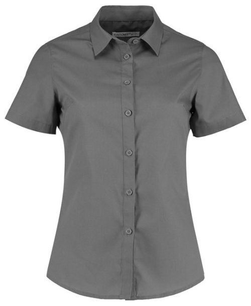 LADIES SS POPLIN SHIRT, BaxterStoreyBrook, Front of House