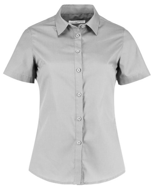 LADIES SS POPLIN SHIRT, BaxterStoreyBrook, Front of House