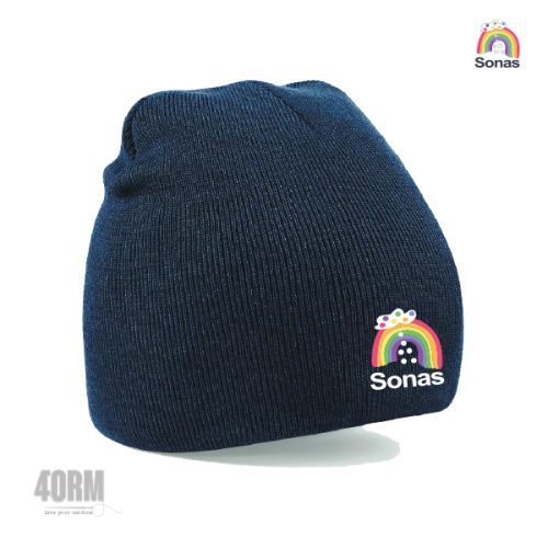 Sonas Knitted Beanie - Navy, SONAS NS - Carrigaline