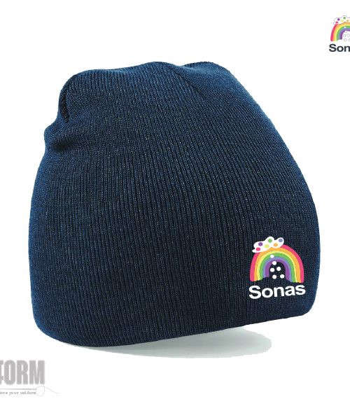 Sonas Knitted Beanie - Navy, SONAS NS - Carrigaline