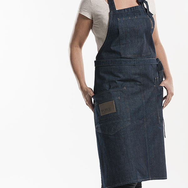 Chaud Devant - Bib Apron Multipocket, Workwear, Aprons, Bib Aprons, Aprons - Chaud Devant, Contemporary Aprons, Denim Aprons